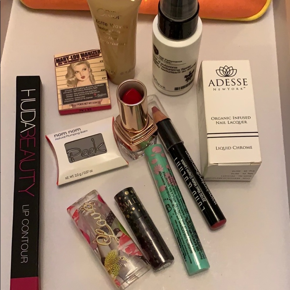 Lot of beauty products